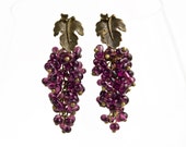 Earrings grapes, jewelry, accessories, ornament for the ears, gift