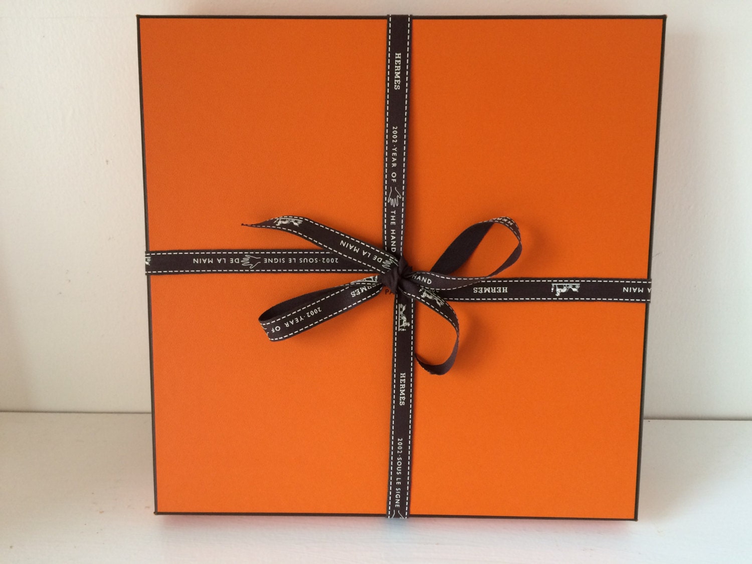 Collectible Genuine Hermes Box for Decoration or Storage