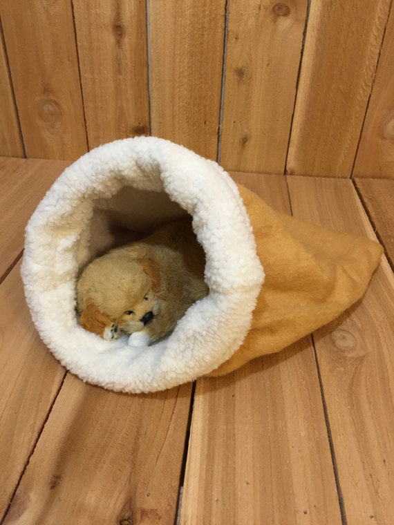 Snuggle Den, Pet Bed, Sleeping Bag, Den, burrow bed. dog sleeping bag