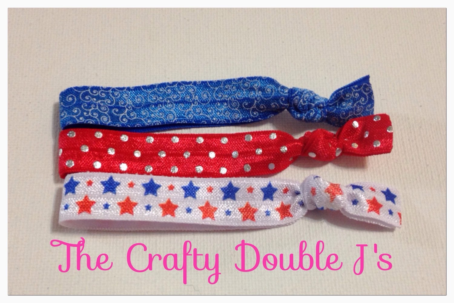 patriotic hair ties