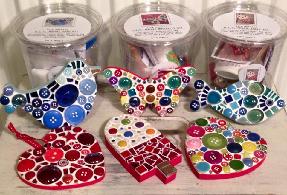 Fun Lily Mosaics D.I.Y. Mosaic Fish Kit for by LilyMosaicsbyLis