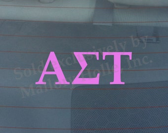 Officially Licensed Alpha Sigma Tau 8" x 3" Bumper Sticker / Window Decal
