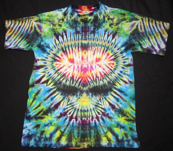 XL20 Psychedelic Stealie Tie Dye T-shirt by PsychedelicTieDyes