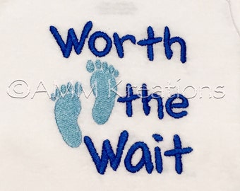 Worth The Wait Onesie