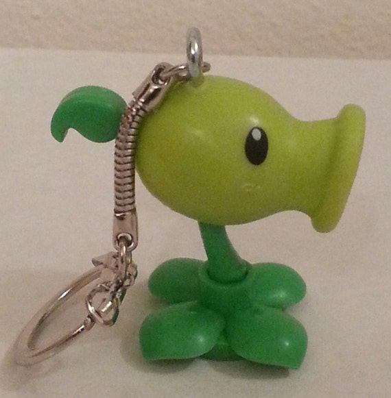 pvz plush keychain