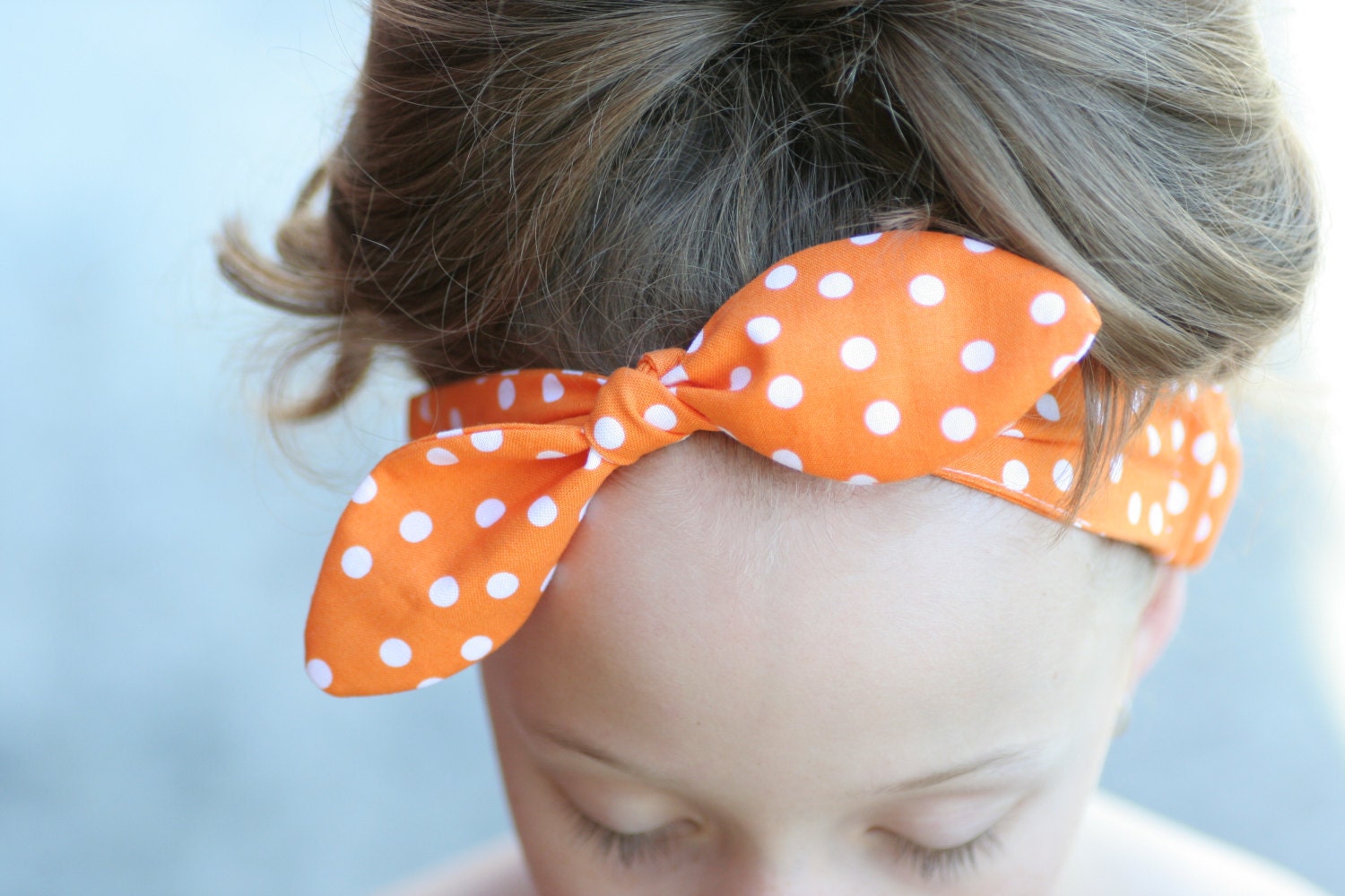 Knotted Head Scarf retro headband PDF pattern