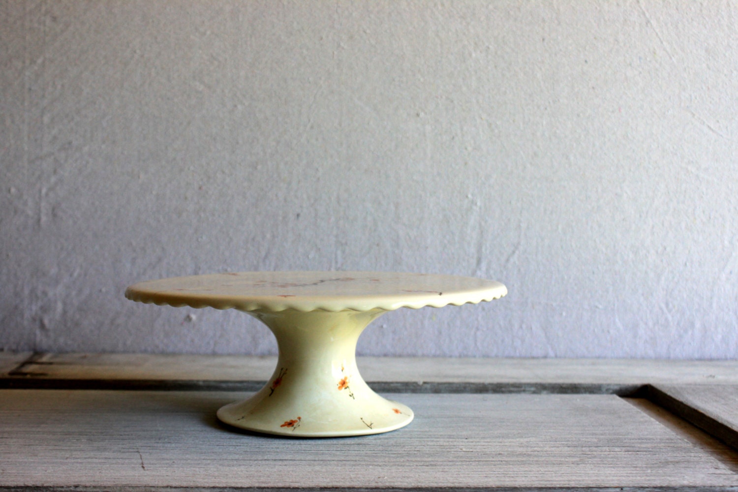 SALE asian influenced ceramic cake stand // wedding special