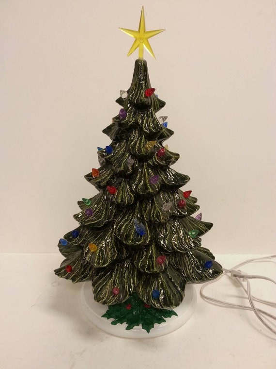 Free Shipping Ceramic Christmas Tree Light Up Nowell Molds