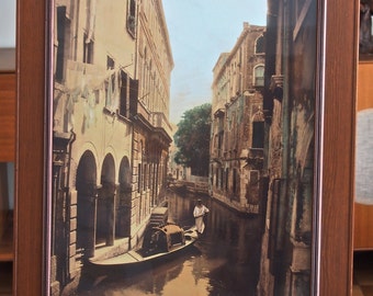 Vintage Venice Photo Gondelier