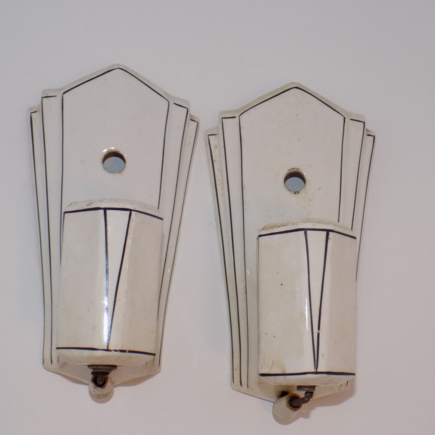 vintage art deco bathroom lighting