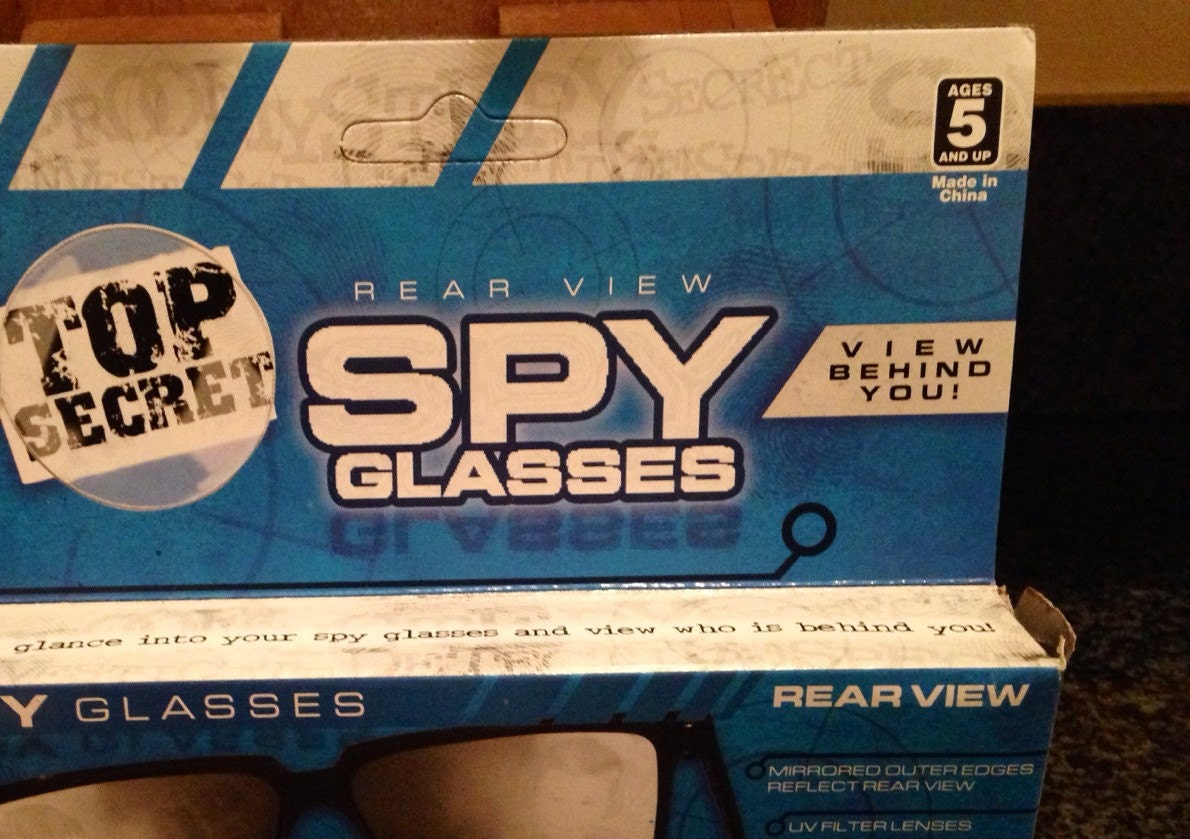 Top Secret Spy Rearview Glasses