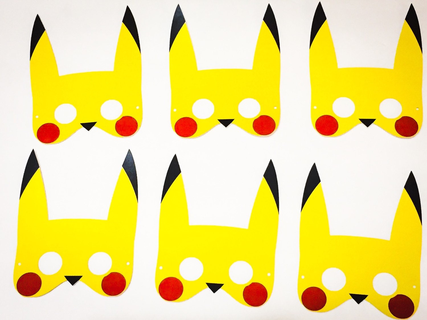 pikachu-mask-pokemon-masks-set-of-12-by-birthdaypartybox-on-etsy