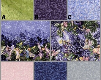 Custom Crib Bedding and Nursery Decor / Design Your Own / Crib Bumper / Crib Skirt / Crib Sheet / Michael Miller / Fairies / Night