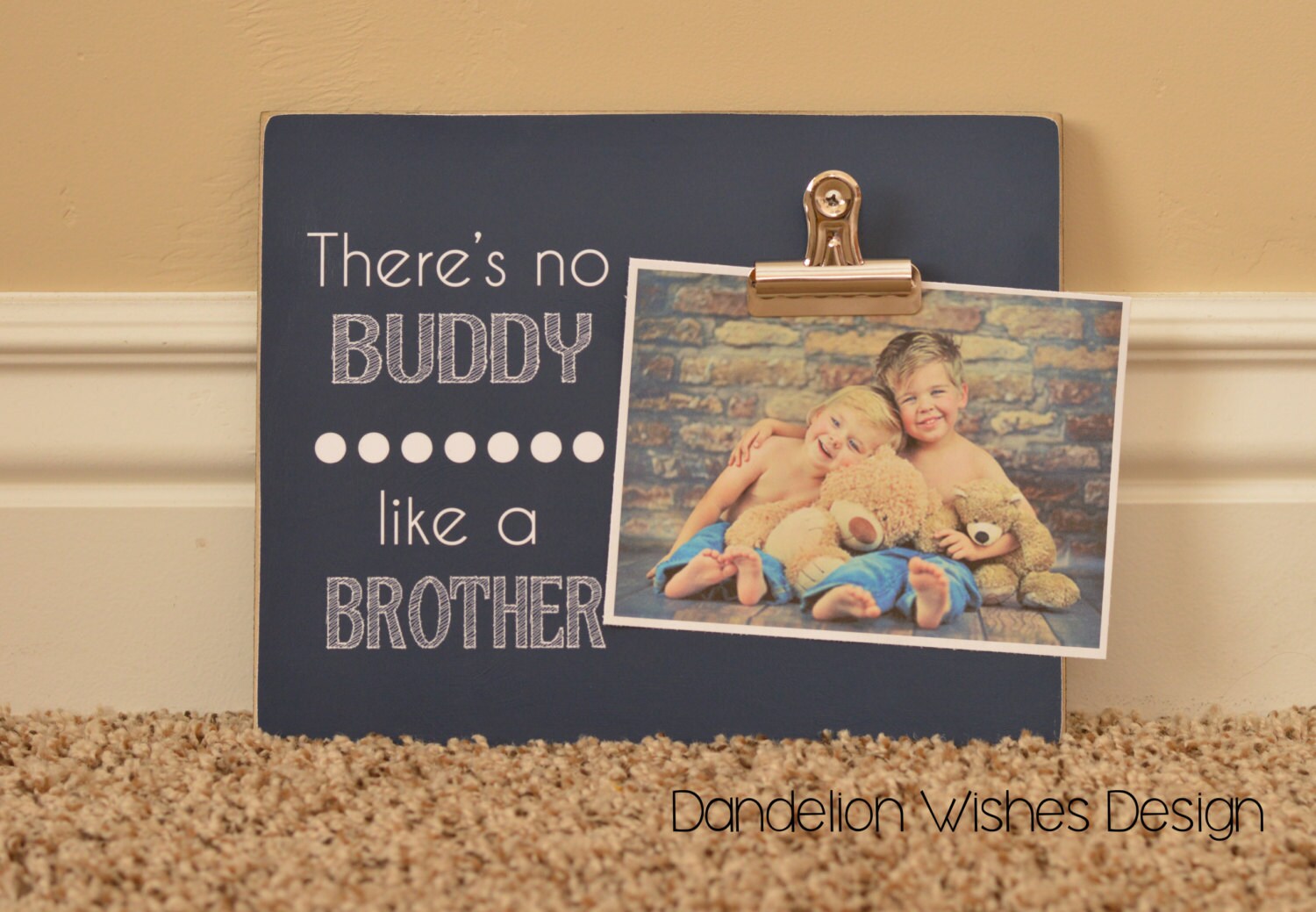 Brother Picture Frame Custom Photo Frame Big Brother Gift