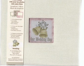 Our Wedding Day Blank Scrapbook Album. Memories, 16 pages, Bride, Groom, Marriage