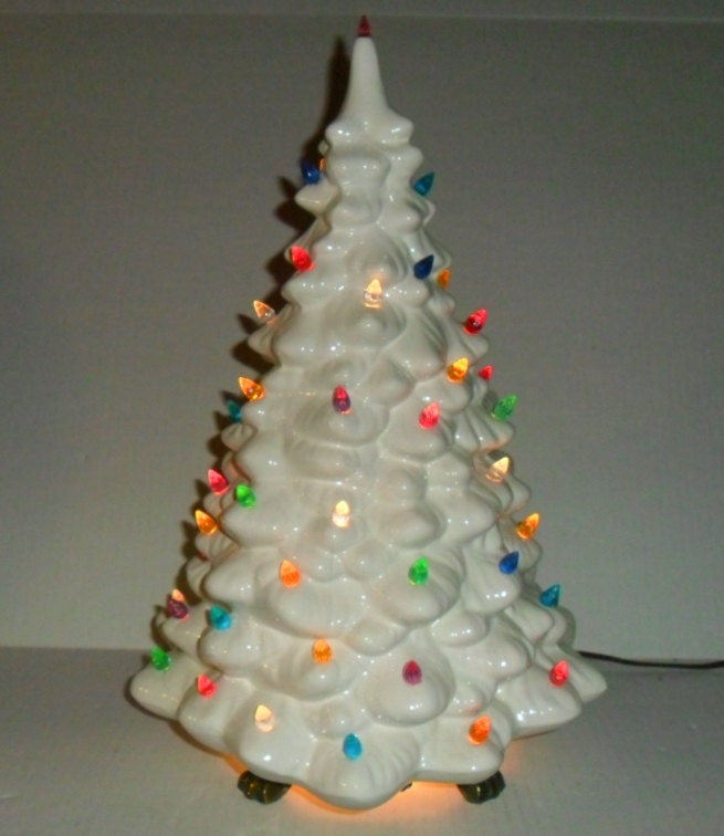 Vintage White Ceramic Christmas Tree 16 By MostVintageTresures   Il Fullxfull.727163260 8bqb 