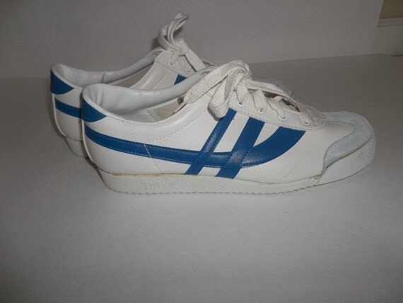 Vintage 1970's Deadstock Trax Sneakers / Mens Size 7