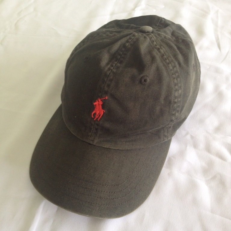 Polo Ralph Lauren Black Hat Cap Leather Adjustable – Haute Juice