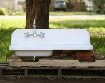 1930s Kohler Cast Iron Farmhouse Sink 42 X 20 8 Inch by readytore