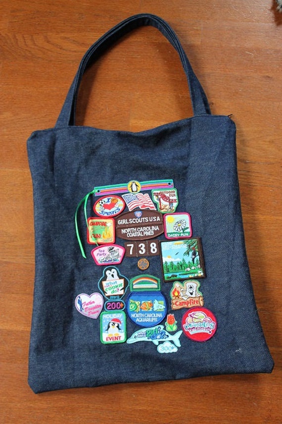 Girl Scout Badge Tote Bag Purse patch