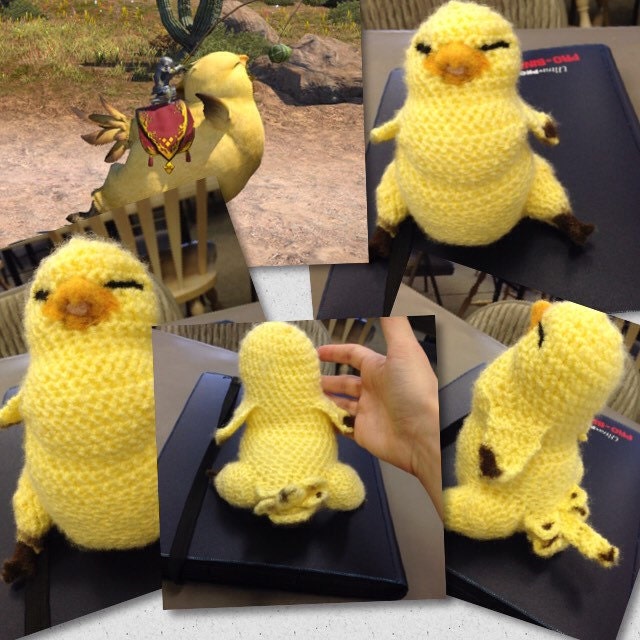 fat chocobo stuffed animal