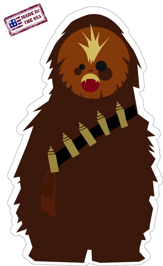 24x15 Star Wars Chewbacca Wall Sticker Decal Vinyl