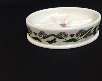 Vintage Portmeirion Botanic Garden For-Get-Me-Not Soap/Sponge Dish