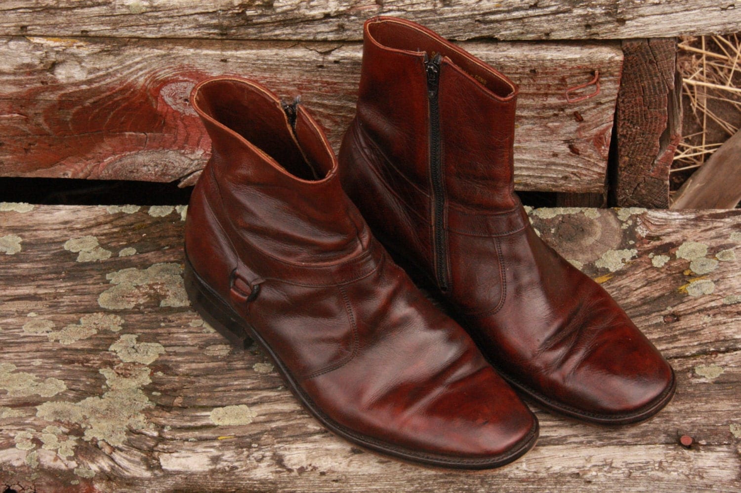 mens suede beatle boots