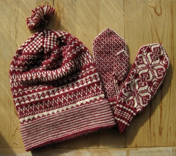 Traditional Swedish knit cap. Pattern is from by ...