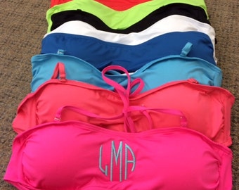 monogrammed swim shirt