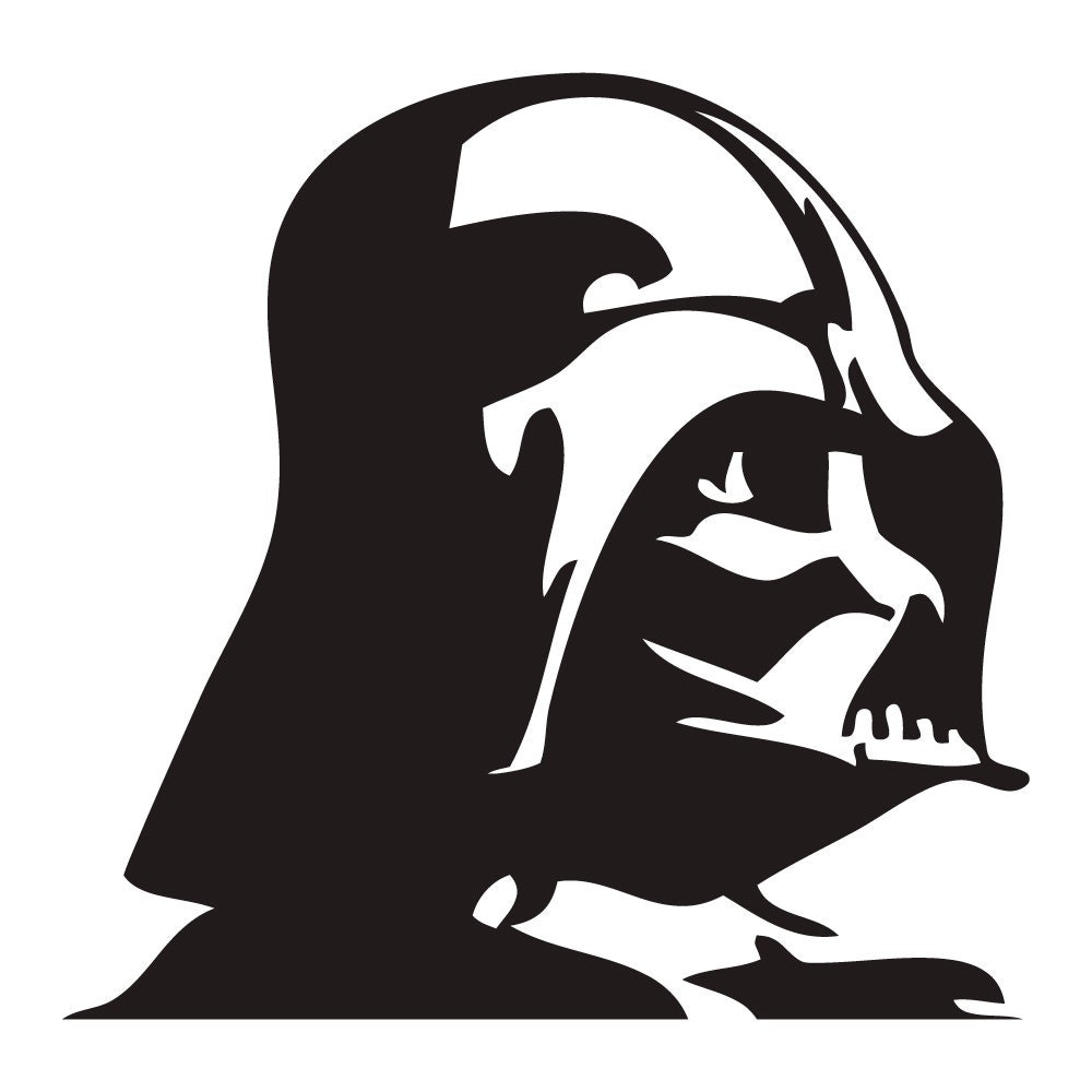 Darth Vader Sticker Decal by Vaultvinylgraphics on Etsy