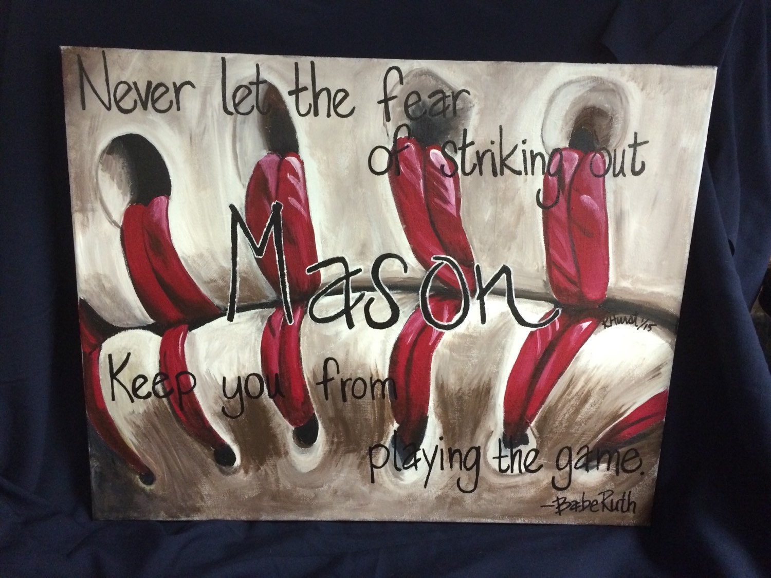 Custom paintings by Pictureworth1000word on Etsy