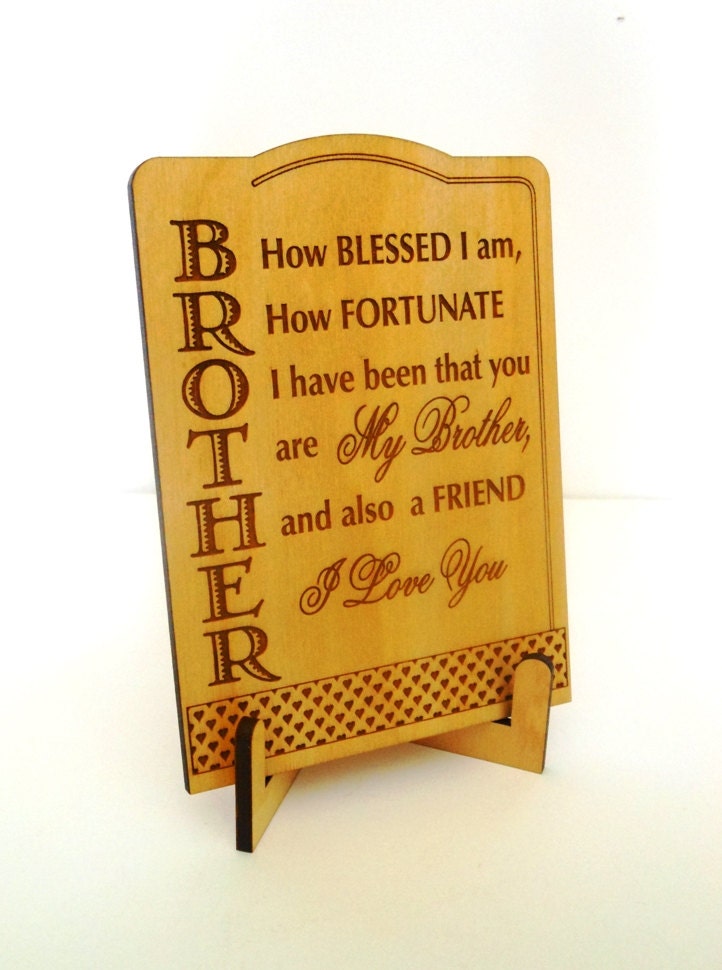 Brother Keepsake plaque Brother Christmas Gift Brother