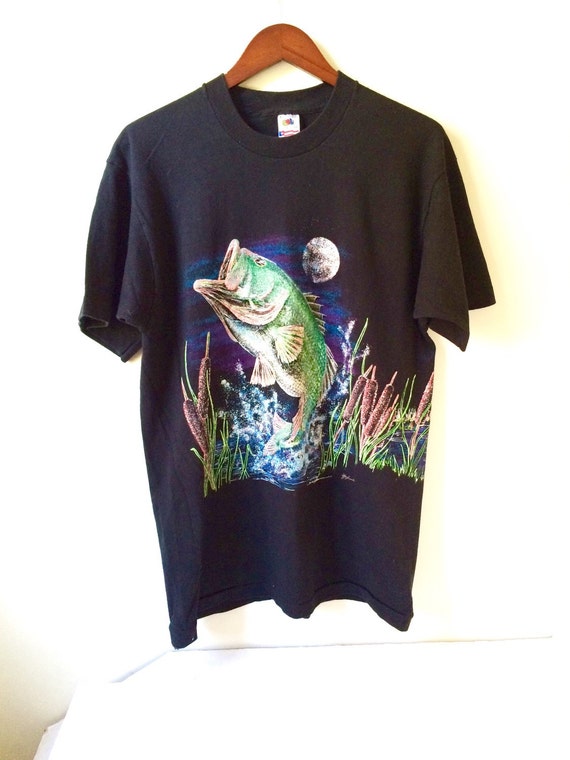 Vintage Wildlife Fish Shirt by Slumgull on Etsy