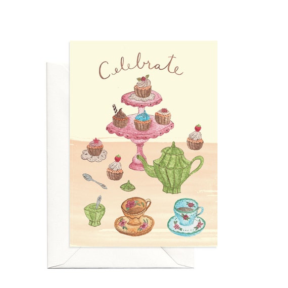 Celebrate greeting card foodie card food lover card food