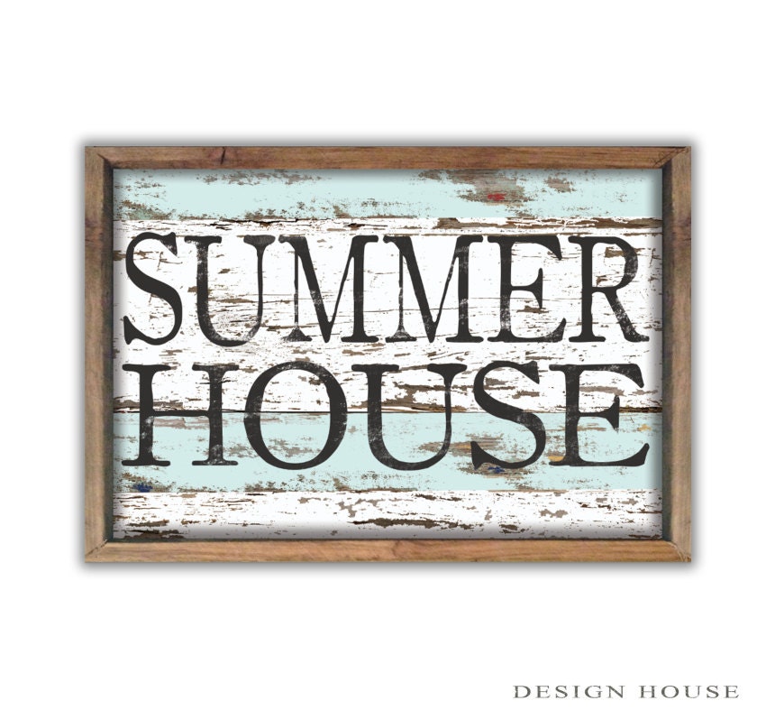 Summer house decor summer house signs beach signs beach house