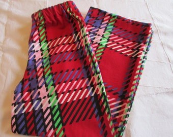 Red Flannel Pajama pants - Pjs - Lounge pants - Pajama bottom - Pyjama pants - Teen pajama pants - READY TO SHIP in size 14