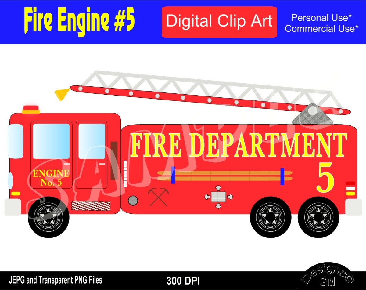 free clipart of fire trucks - photo #44