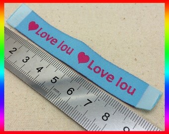 300 Custom clothing labels, Custom woven labels,Woven label for Text Only Clothing Labels