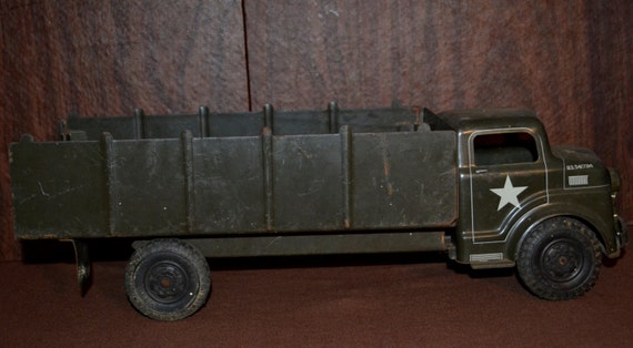 Vintage Military Metal Toy Truck by CamoForce on Etsy