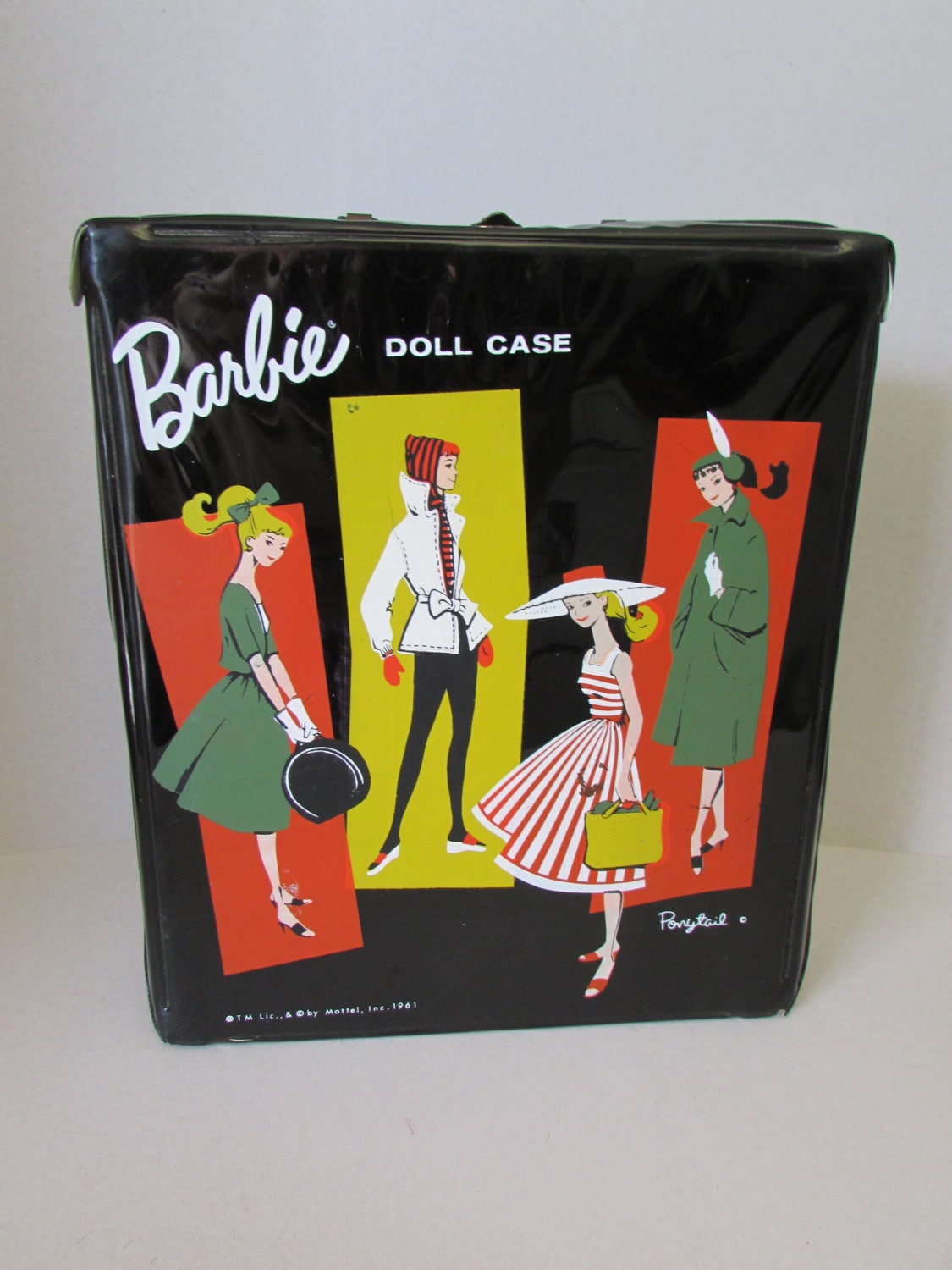 barbie doll case ponytail 1961