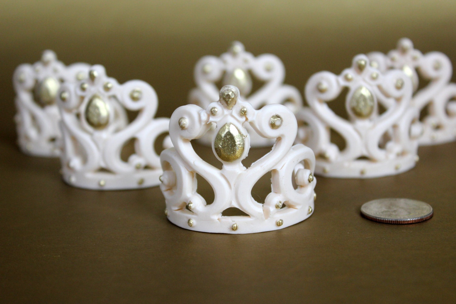 Edible Elegant fondant Princess Tiara Birthday / Bridal shower