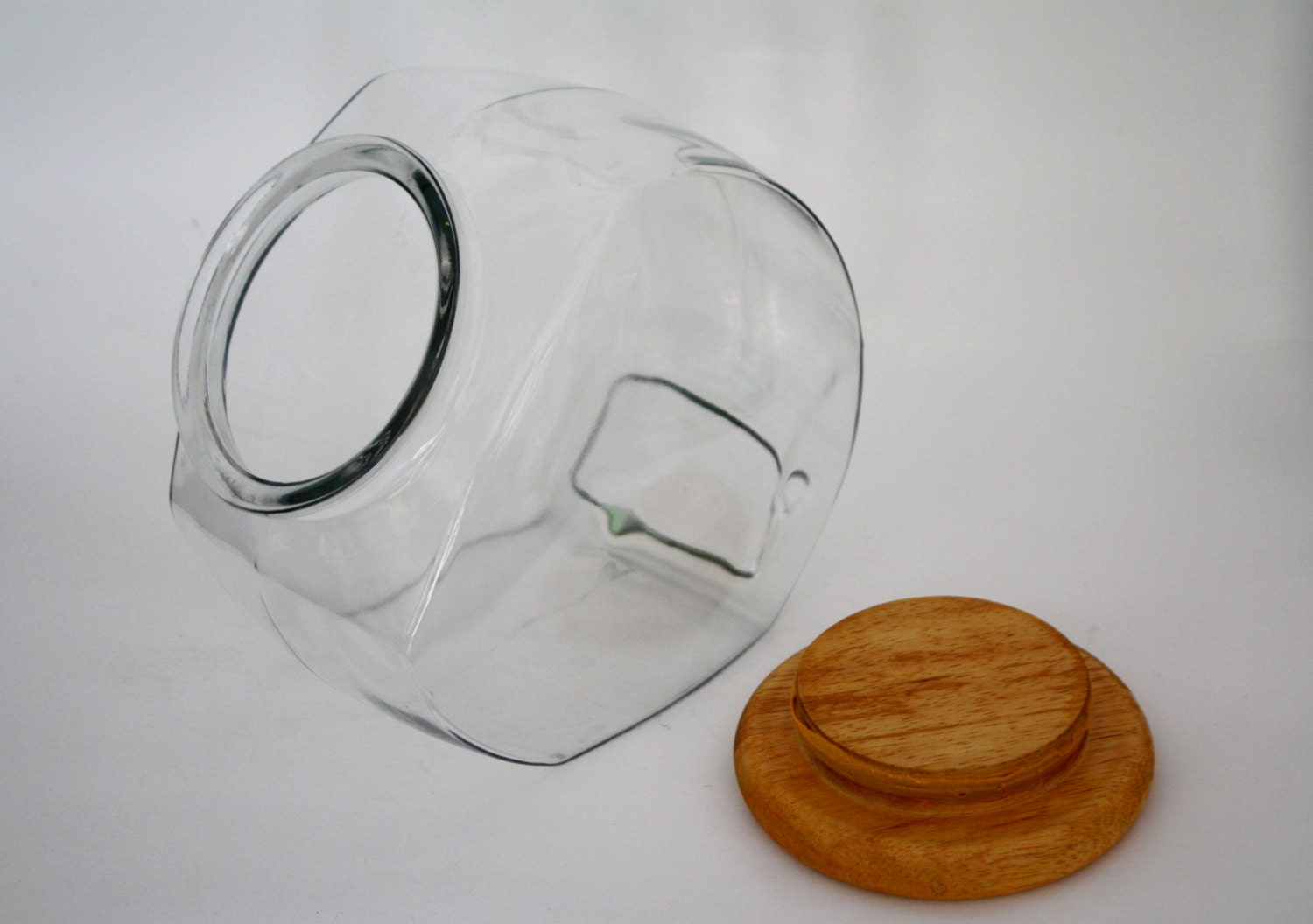 large candy jar with lid