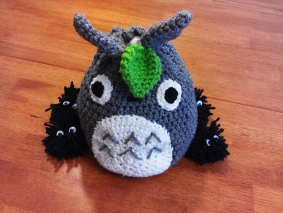 Totoro Inspired Crochet Bag