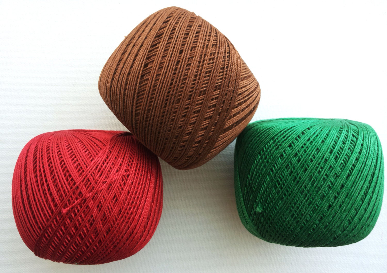 crochet cotton thread size 10, 50g x 250m, 3ply, mercerized cotton yarn 10 from Fiscraftland on