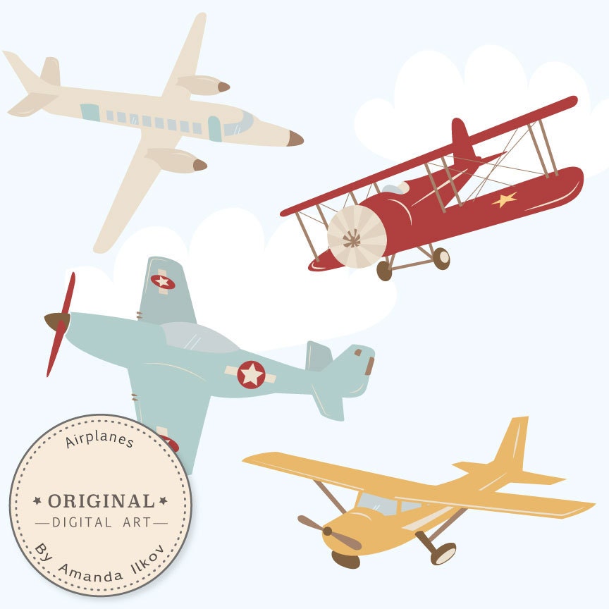 vintage aircraft clipart - photo #9