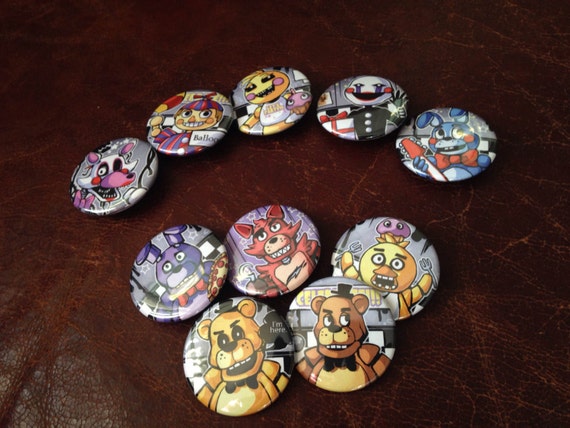 Five nights at freddy's Button Set