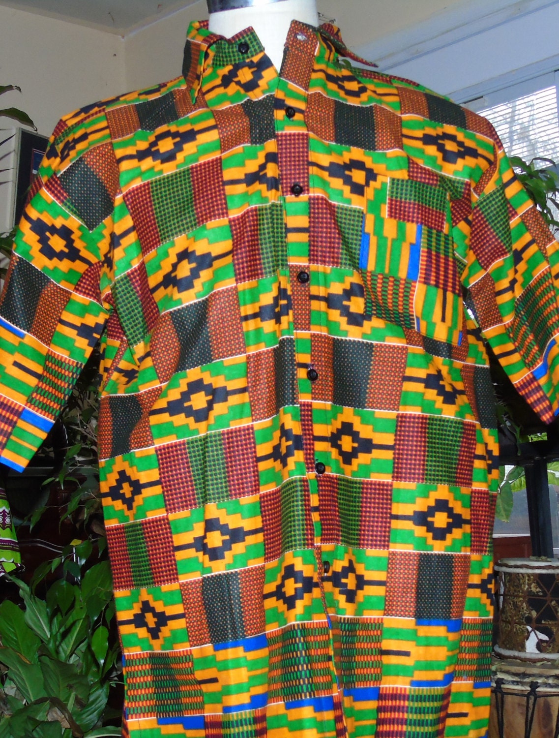 Kente Cloth Outfit by AfricaStylesImports on Etsy