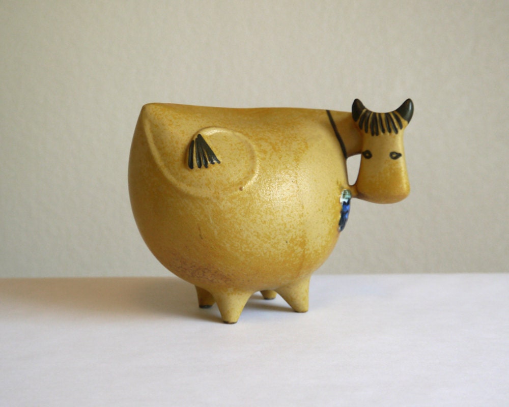 Lisa Larson for Gustavsberg Sweden Stoneware Cow Stora Zoo