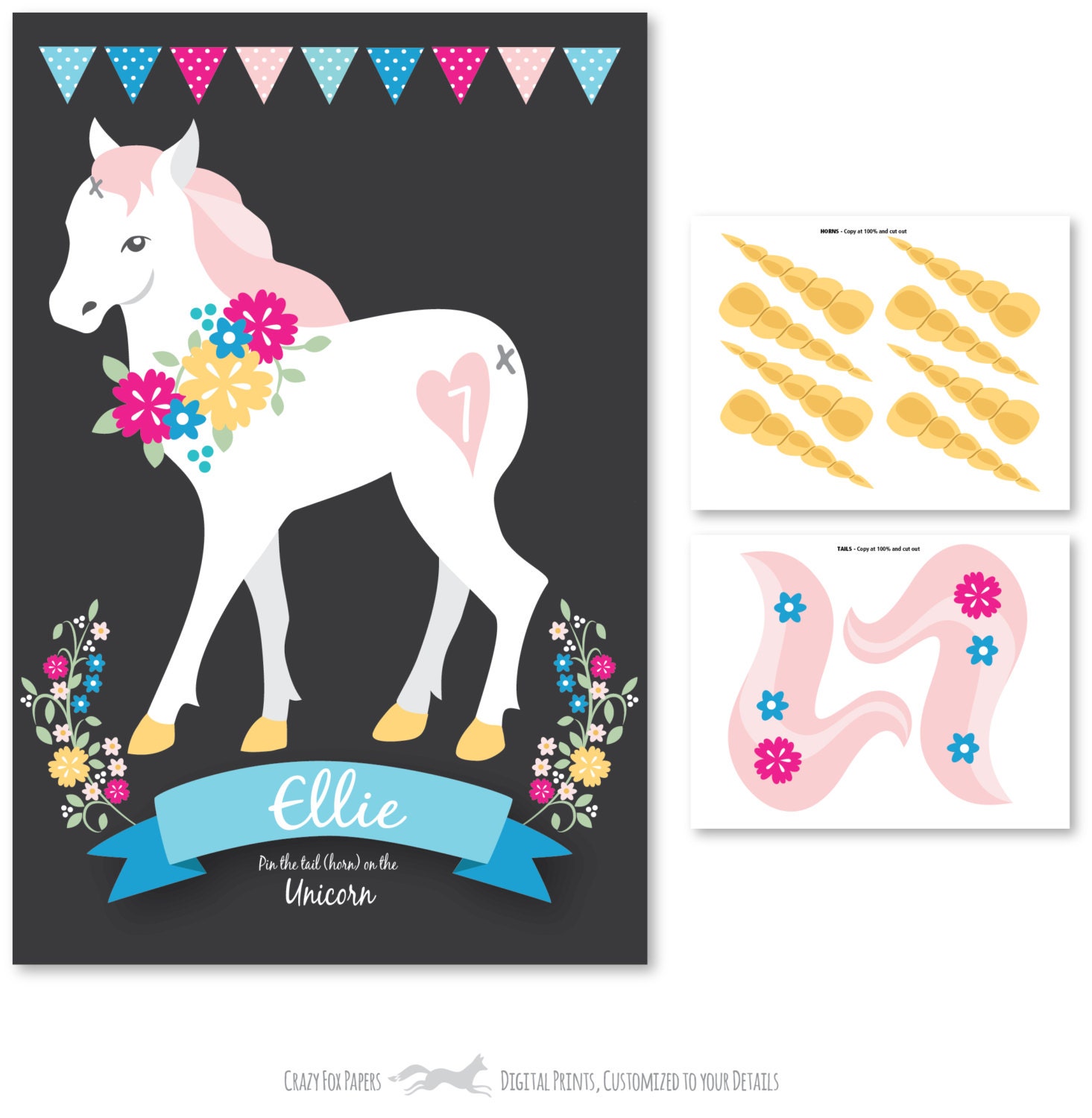 The Best Pin the Tail on the Unicorn Printable Ruby Website